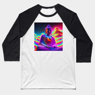 Neon Buddha Baseball T-Shirt